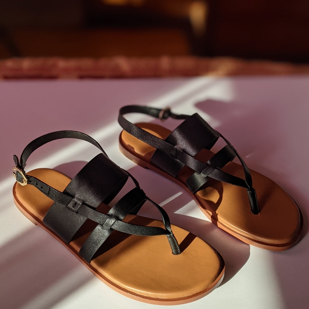 Cole Haan- Finley Leather Grand Thing Sandal